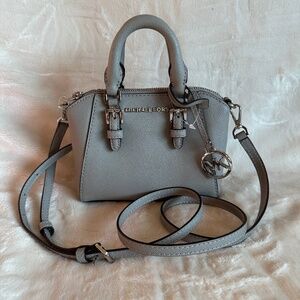 NWT! RARE! MK Michael Kors Ciara XS Mini Crossbody Grey Women's Bag Giftables